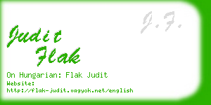 judit flak business card